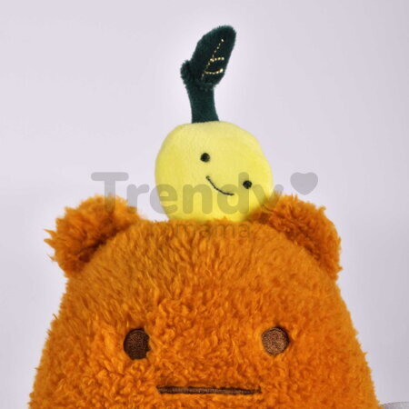 Plyšová príšerka s citrónom John Lemon MIAM! Doudou et Compagnie oranžová 40 cm od 0 mes KI4622
