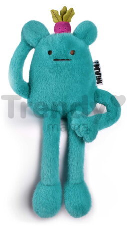 Plyšová príšerka s reďkovkou Billie Radish MIAM! Doudou et Compagnie modrá 40 cm od 0 mes KI4625