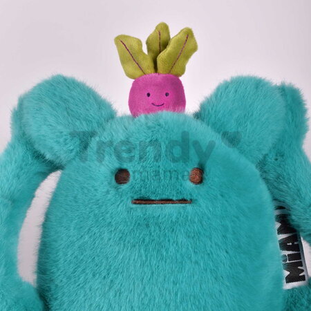 Plyšová príšerka s reďkovkou Billie Radish MIAM! Doudou et Compagnie modrá 40 cm od 0 mes KI4625