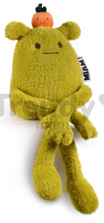 Plyšová príšerka s pomarančom Laurent Jade MIAM! Doudou et Compagnie zelená 40 cm od 0 mes KI4631