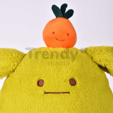 Plyšová príšerka s pomarančom Laurent Jade MIAM! Doudou et Compagnie zelená 60 cm od 0 mes KI4632