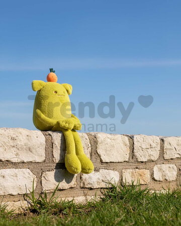 Plyšová príšerka s pomarančom Laurent Jade MIAM! Doudou et Compagnie zelená 60 cm od 0 mes KI4632