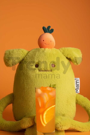 Plyšová príšerka s pomarančom Laurent Jade MIAM! Doudou et Compagnie zelená 60 cm od 0 mes KI4632