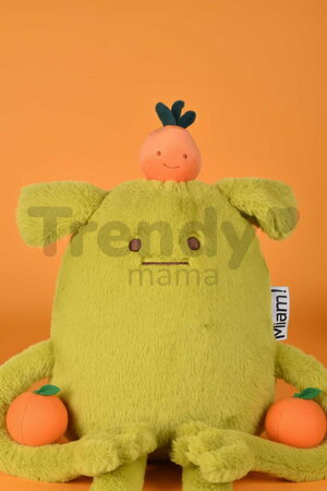 Plyšová príšerka s pomarančom Laurent Jade MIAM! Doudou et Compagnie zelená 60 cm od 0 mes KI4632