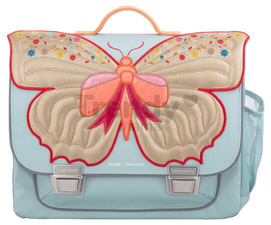 Školská aktovka Limited Classic Midi Butterfly Gold Jeune Premier ergonomická luxusné prevedenie 30*38 cm