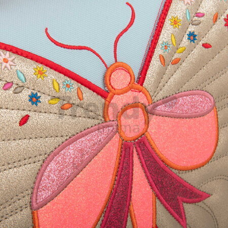 Školská aktovka Limited Classic Midi Butterfly Gold Jeune Premier ergonomická luxusné prevedenie 30*38 cm