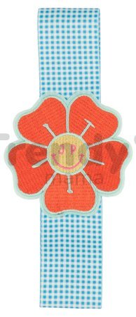 Elastická páska na box s desiatou Lunchbox Elastic Vichy Love Blue Jeune Premier luxusné prevedenie