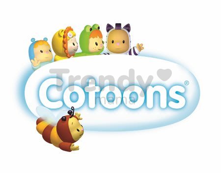 Textilná knižka Cotoons Smoby s rozprávkami pre kojencov od 3 mes