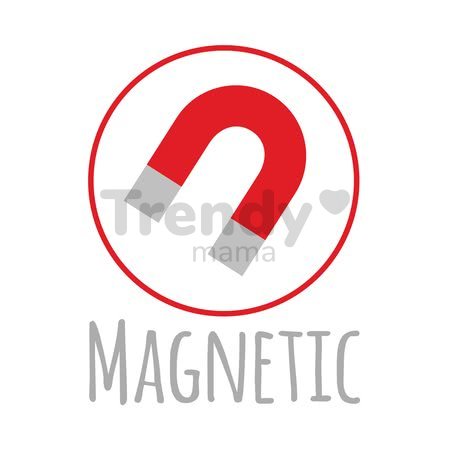 Drevené magnetické puzzle Hasičské auto Vertical Janod 8 dielov od 18 mes