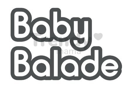 Trojkolka Baby Balade Blue Smoby so slnečníkom modro-biela od 10 mes