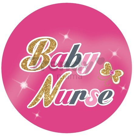 Kolíska pre bábiku 42 cm Baby Nurse Zlatá edícia Smoby s baldachýnom od 18 mes