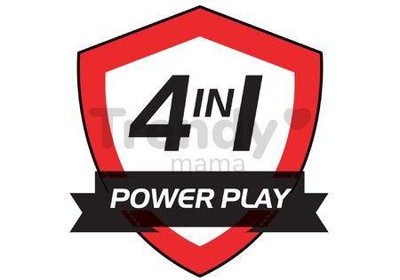 Futbalový stôl Powerplay 4v1 Smoby drevený a biliard, hokej, stolný tenis hracia plocha 94*60 cm od 8 rokov