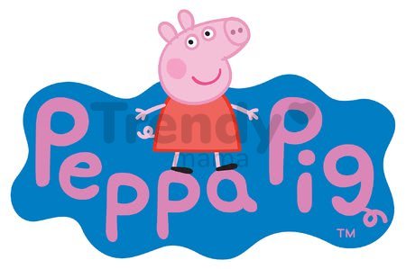 Vozík na ťahanie Peppa Pig Garnished Beach Cart Smoby s vedro setom od 18 mes