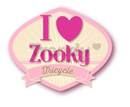 Reťazová trojkolka Zooky Classic Girl Smoby svetloružová od 16 mes