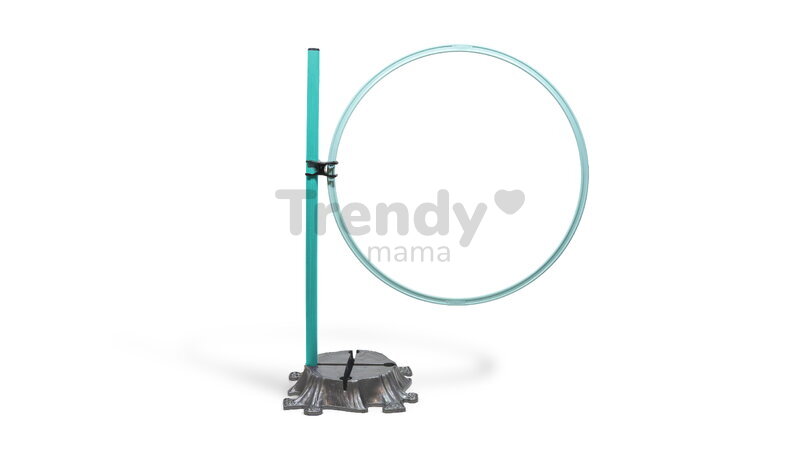 Cerc activ pentru antrenament de coordonare și flexibilitate MUFFIK diametru 33 cm, pastel turcoaz