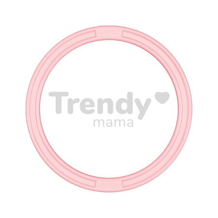 Inel de aruncare activ pentru antrenament de precizie și coordonare, mare MUFFIK roz pastel, diametru 16,5 cm
