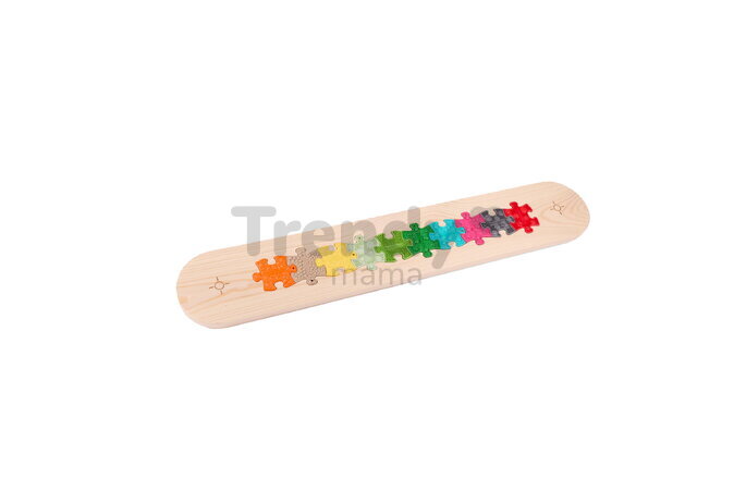 Lávka se senzorickými MUFFIK NANO puzzlíky (10ks) 