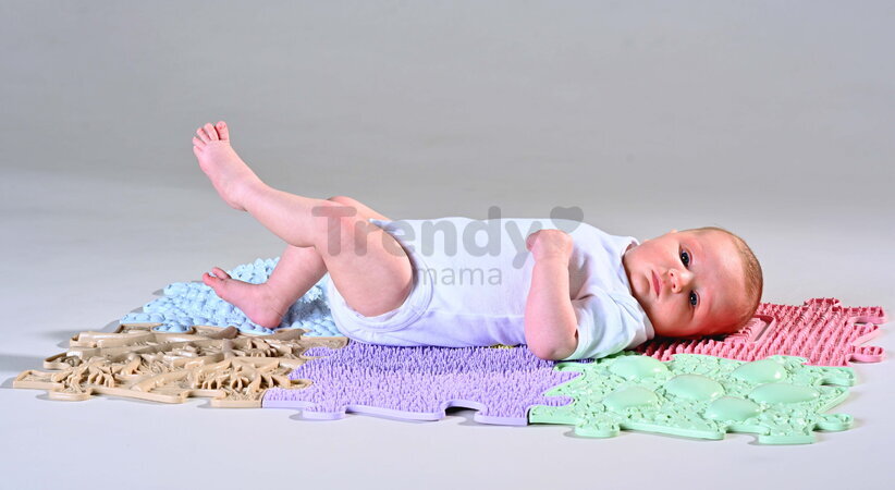 Set de plăcuțe ortopedice pentru cei mai mici Drobček Pastel MUFFIK urcare sănătoasă pe patru 6 bucăți