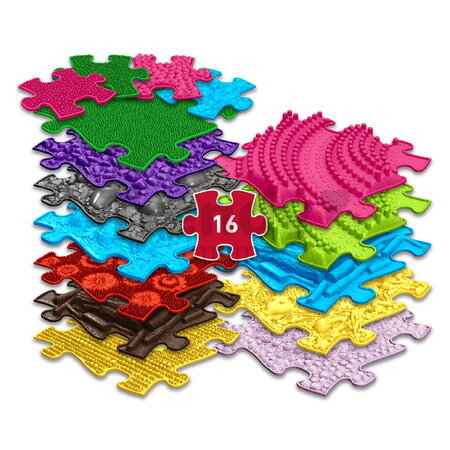 Set de plăcuțe ortopedice pentru avansați Velikán 2 MUFFIK 16 piese cu suprafață 3D