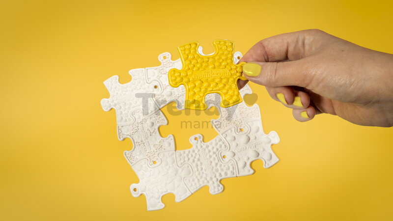 Senzorický MUFFIK NANO puzzlík - Klíčenka 