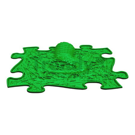 Suport ortopedic pentru extensie „Coada șarpelui” dur, verde MUFFIK verde