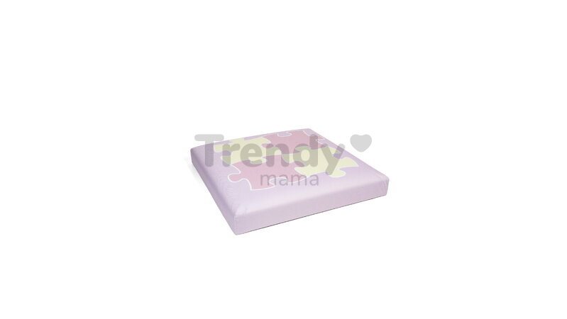 Cutie de depozitare pentru perne ortopedice, mică MUFFIK roz pastel, capacitate 30 kg, 35*35*35 cm