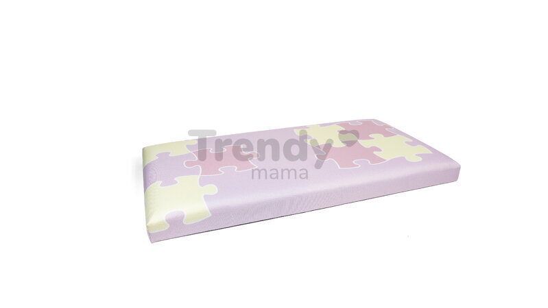 Cutie de depozitare pentru saltele ortopedice, mare MUFFIK roz pastel, capacitate de încărcare 30 kg, 70*35*35 cm