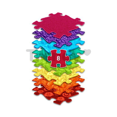 Set de plăcuțe ortopedice pentru prevenirea picioarelor plate Dúha MUFFIK 8 piese