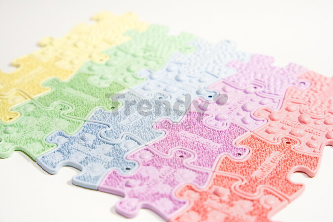 Set senzorických MUFFIK NANO puzzlíků - Pastel 