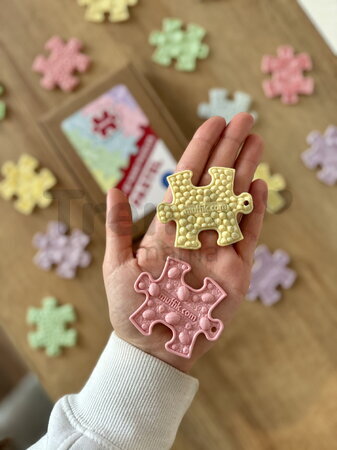 Set senzorických MUFFIK NANO puzzlíků - Pastel 