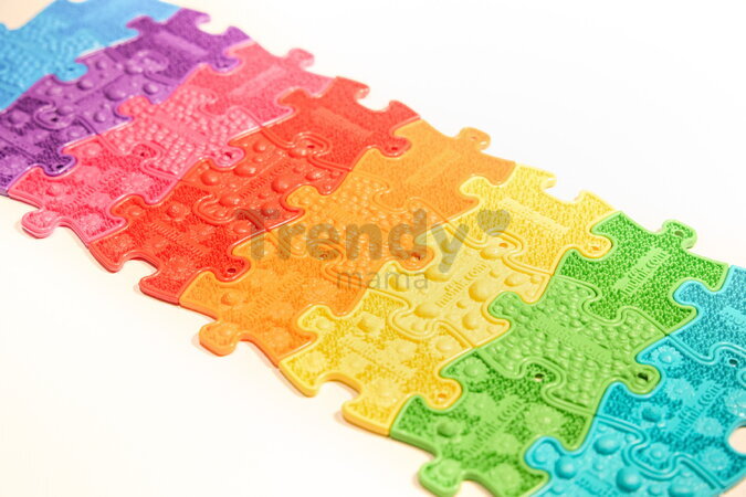 Set senzorických MUFFIK NANO puzzlíků - Duha 