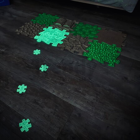 Set svítících senzorickýcm MUFFIK NANO puzzlíků - Hvězdička 
