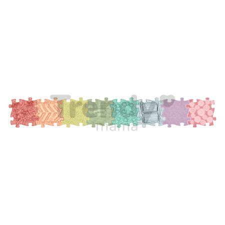 Set de plăcuțe ortopedice pentru dezvoltarea sănătoasă a picioarelor Dúha Pastel MUFFIK 8 bucăți