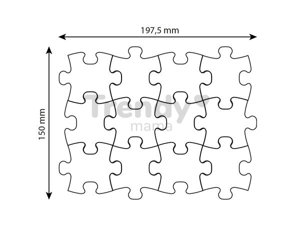 MUFFIK Everlasting Puzzle - Dinosauři/Pravěk Pterodaktyl/Prehistorický chlapec 