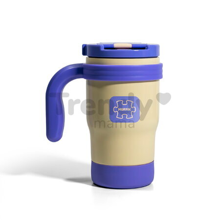 MUFFIK Termohrnek (420 ml) Fialová 
