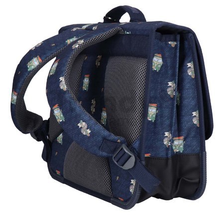 Školská aktovka Schoolbag Paris Large Roadtrip Jack Piers ergonomická luxusné prevedenie od 6 rokov 34*38 cm