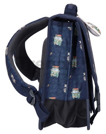 Školská aktovka Schoolbag Paris Large Roadtrip Jack Piers ergonomická luxusné prevedenie od 6 rokov 34*38 cm