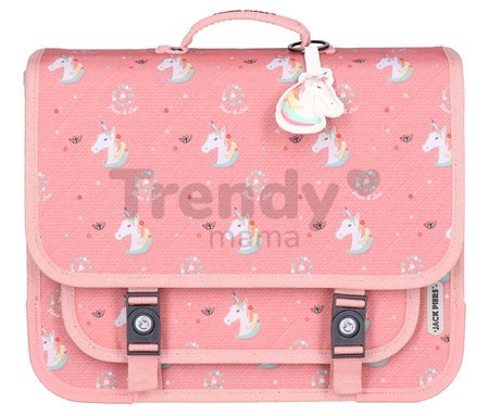 Školská aktovka Schoolbag Paris Large Unicorn Power Blossom Jack Piers ergonomická luxusné prevedenie od 6 rokov 34*38 cm