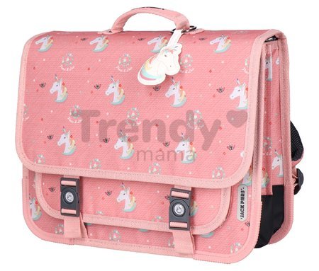 Školská aktovka Schoolbag Paris Large Unicorn Power Blossom Jack Piers ergonomická luxusné prevedenie od 6 rokov 34*38 cm