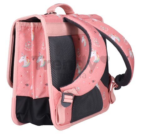 Školská aktovka Schoolbag Paris Large Unicorn Power Blossom Jack Piers ergonomická luxusné prevedenie od 6 rokov 34*38 cm