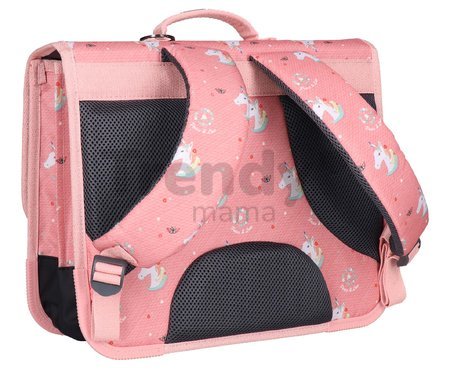 Školská aktovka Schoolbag Paris Large Unicorn Power Blossom Jack Piers ergonomická luxusné prevedenie od 6 rokov 34*38 cm