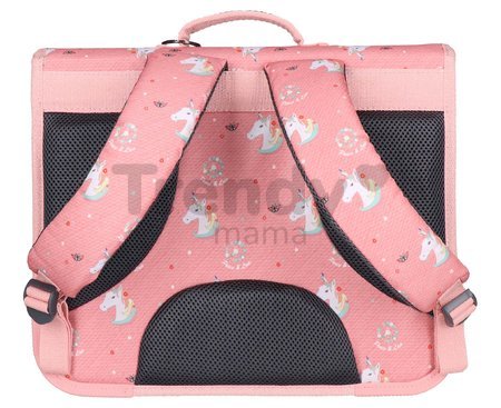 Školská aktovka Schoolbag Paris Large Unicorn Power Blossom Jack Piers ergonomická luxusné prevedenie od 6 rokov 34*38 cm