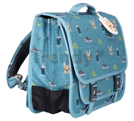 Školská aktovka Schoolbag Paris Large Cool Vibes Jack Piers ergonomická luxusné prevedenie od 6 rokov 34*38 cm
