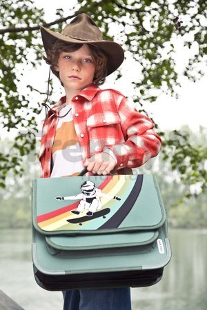 Školská aktovka Schoolbag Paris Large Skate Galaxy Jack Piers ergonomická luxusné prevedenie od 6 rokov