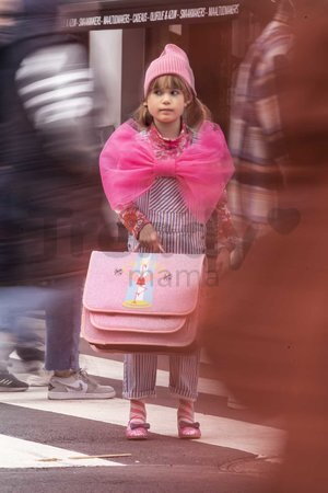 Školská aktovka Schoolbag Paris Large Flamingo Jack Piers ergonomická luxusné prevedenie od 6 rokov 32*15*38 cm