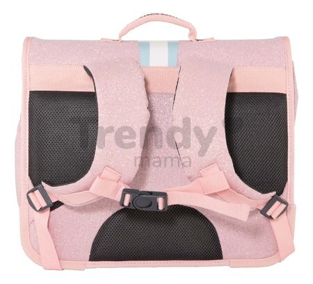 Školská aktovka Schoolbag Paris Large Flamingo Jack Piers ergonomická luxusné prevedenie od 6 rokov 32*15*38 cm