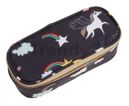 Školský peračník Pencil Box Rainbow Unicorn Jeune Premier ergonomický luxusné prevedenie 22*7 cm