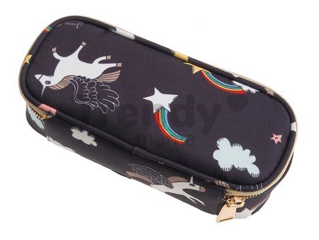 Školský peračník Pencil Box Rainbow Unicorn Jeune Premier ergonomický luxusné prevedenie 22*7 cm