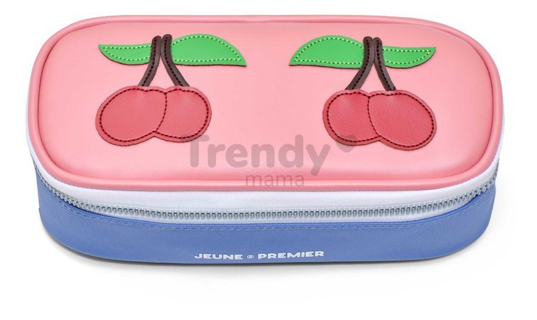 Školský peračník Pencil Box Cherry Pink Jeune Premier ergonomický luxusné prevedenie 22*7 cm
