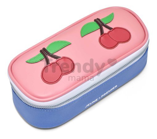 Školský peračník Pencil Box Cherry Pink Jeune Premier ergonomický luxusné prevedenie 22*7 cm